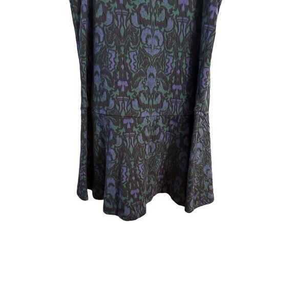 Free People Amelia Knit Dress Blue Green Combo Size L - Picture 11 of 11